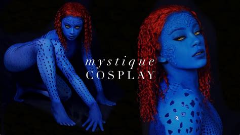 Mystique X Men Transformation Cosplay Tutorial Jasmeannnn Youtube