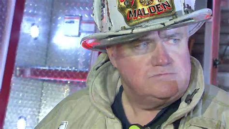 Malden Fire Sends Firefighter To Hospital 21 People Displaced Boston