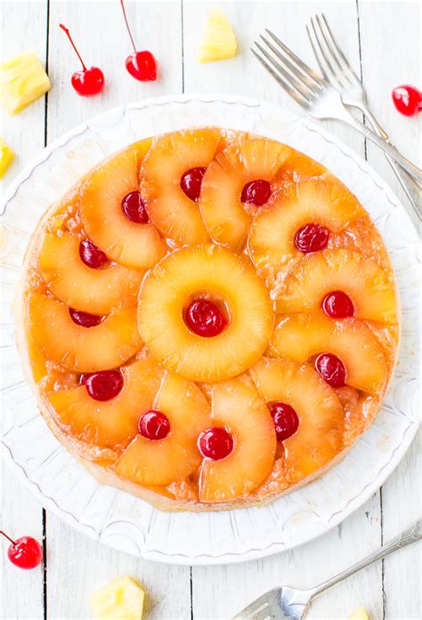 Pour the cake batter over the prepared bundt pan. Easy Pineapple Upside Down Cake (From Scratch ...