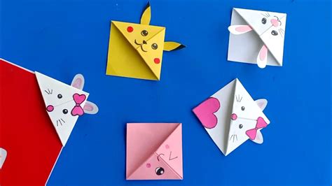 Diy Kawaii Bookmarks Easy Origami Bookmark Corner How To Make A