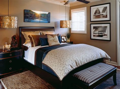 Choose a feminine colour for your room. Classic Sophisticated Home Bedroom Robeson Design | San ...