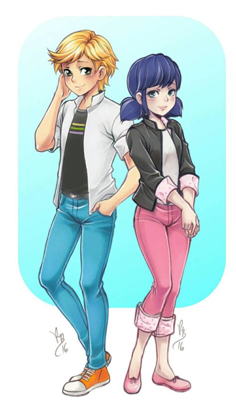 Adrien And Marinette Ladybug By Lince On Deviantart