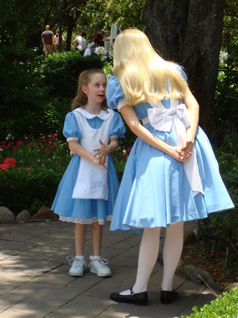 Alice Disney World Back Alice In Wonderland Dress Little Girl