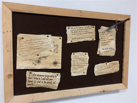 I made an IRL job board for my group's new multi-DM thieves guild