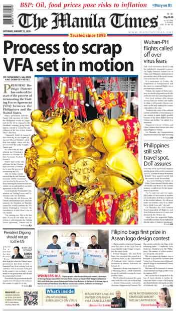 Manila times newspaper is english epaper of philippines which belong to asia region. Today's Front Page January 25, 2020 - The Manila Times