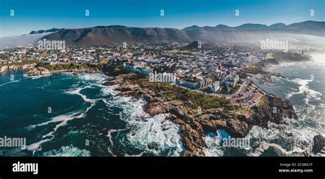 Aerial Shot Of Hermanus Western Cape South Africa Stock Photo Alamy