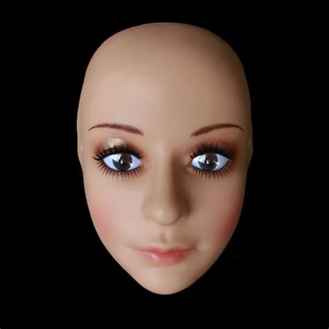 Realistic Woman Mask With Charming Makeup Silicone Face Mask Cheap For