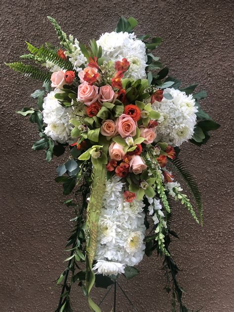 Custom Anna Rose Standing Cross By Anna Rose Floral And Event Design