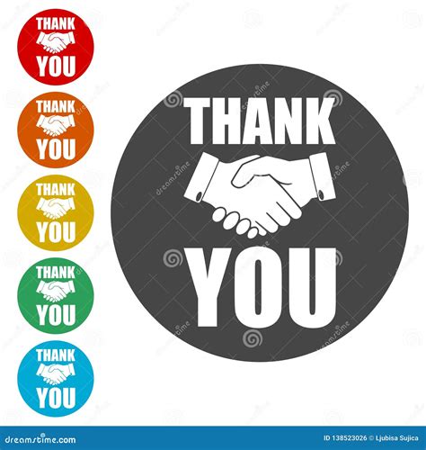 Thank You Icon Stock Vector Illustration Of Infographic 138523026