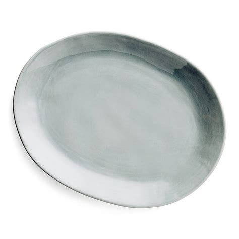 Grey Serving Platter By Home Address
