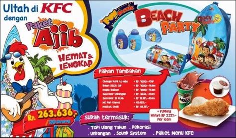 Taman mini raya garuda pinang ranti daerah jakarta timur. Update! Harga Menu Paket Ultah KFC Terbaru 2021 untuk Anak ...