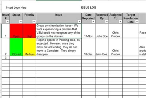 Conversely, an issue is something that is impacting the project already and needs to be resolved. Provide a project issue log in excel by Weller34