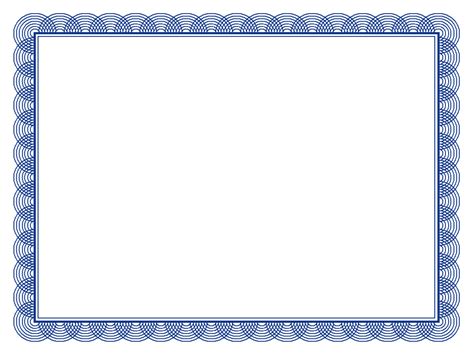 Blank Certificate Printable Certificates Blank Certificate Border Images