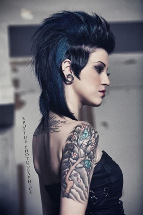 56 Peinados Punk Para Ayudarte A Destacar De La Multitud Largo Peinados