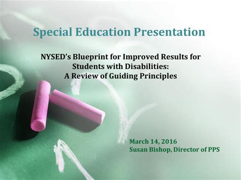 Ppt Special Education Presentation Nyseds Blueprint For Improved