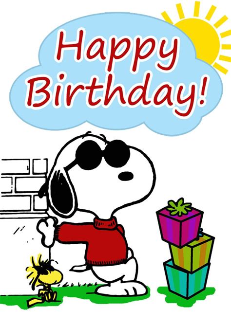 Snoopy Birthday Snoopy Images Peanuts Birthday