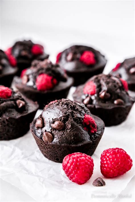 Double Chocolate Raspberry Muffins Recipe Raspberry Muffins