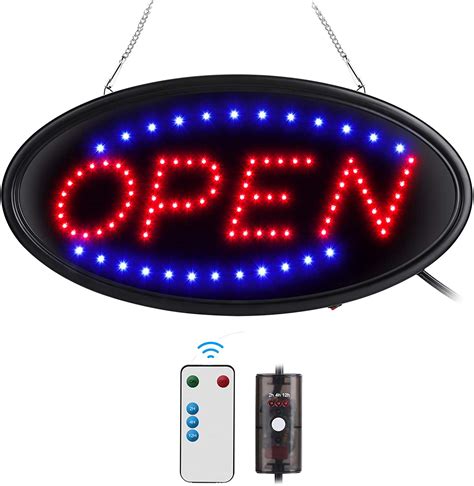 Led Open Sign 19x10inchesupdate Version Business Open Sign