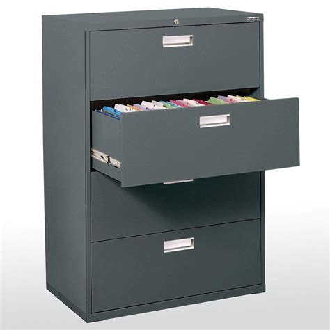 Maybe you would like to learn more about one of these? Sandusky 600 Series 36 in. W 4-Drawer Lateral File Cabinet ...