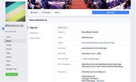 Das Neue Facebook Seiten Design Im Überblick Allfacebookde
