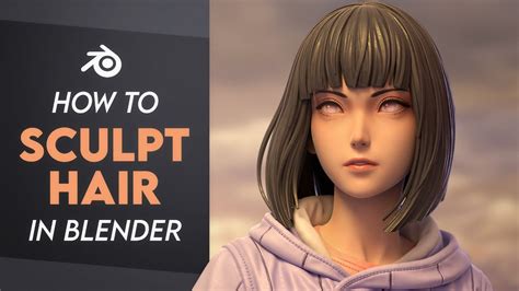How To Sculpt Hair In Blender Youtube