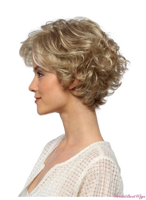 High Quality Curly Blonde Color Layered Popular Lace Front Synthetic