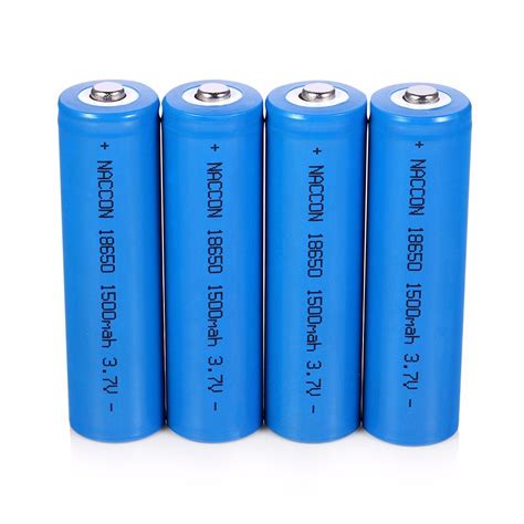 factory hot selling 18650 li ion rechargeable battery 1500mah 3 7v lithium battery cell for