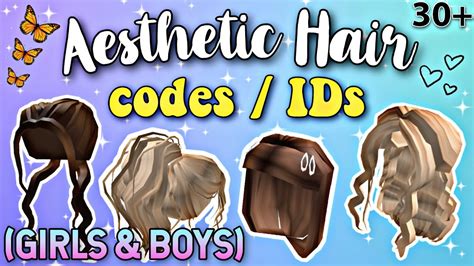 30 Aesthetic Hair Codesids For Brookhaven And Bloxburg Girls And Boys