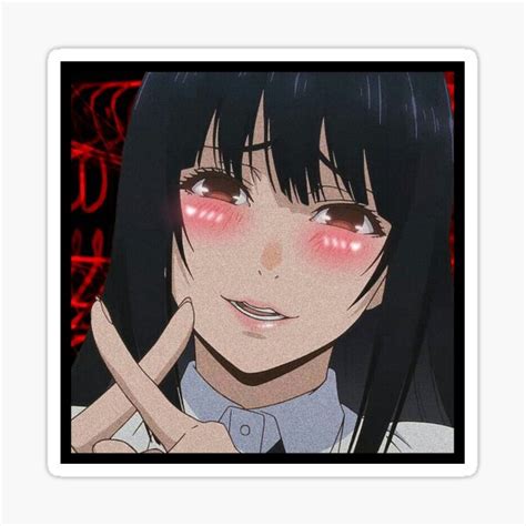 Yumeko Jabami Sticker By Yukimyuu Redbubble