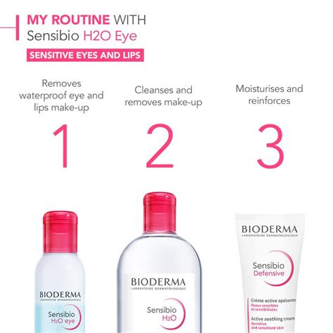 Buy Bioderma Sensibio H2o Eye Biphasic Micellar Makeup Remover For Sensitive Skin 125ml Online