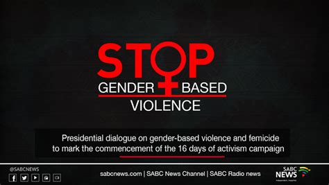video presidential dialogue on gender based violence and femicide sabc news breaking news