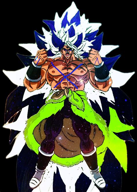 Broly Dbs Ssj Infinity 20000 Omni God Blue Evolution Universal Anime