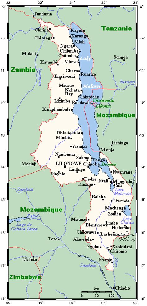 Geography Of Malawi