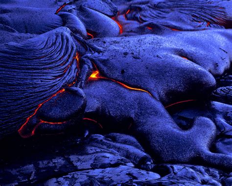 Cooling Lava Flow Photograph By G Brad Lewis