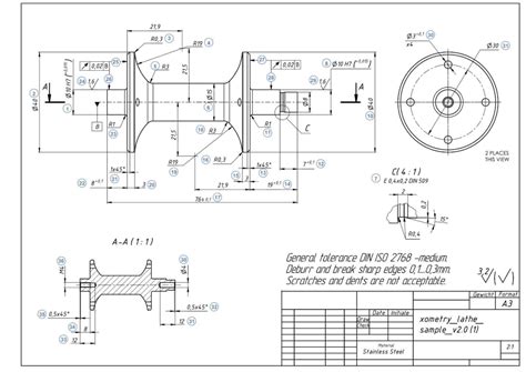 How To Prepare A Perfect Technical Drawing Xometry Europe