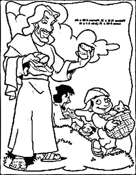 Search through 623,989 free printable colorings at getcolorings. Loaves And Fishes Coloring Page at GetColorings.com | Free ...