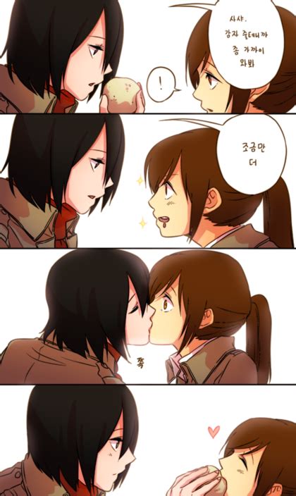 Mikasa Ackerman Sasha Blouse Shingeki No Kyojin Translation Request Girls Koma After