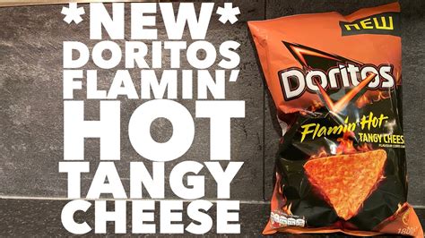 New Doritos Flamin Hot Tangy Cheese Review Youtube