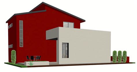 Contemporary Small House Plan 61custom Contemporary
