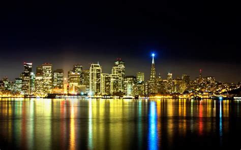 Free Download City At Night Wallpaper 1920x1200 For Your Desktop
