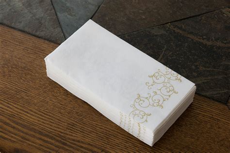 Galleon Simulinen Decorative Linen Feel Bathroom Hand Towels Gold