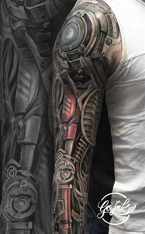 60 Unforgettable Biomechanical Tattoos That Creatively Combine Science