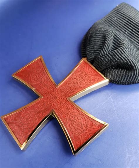 Masonic Knights Templar Order Of The Red Cross Jewel 1299 Picclick