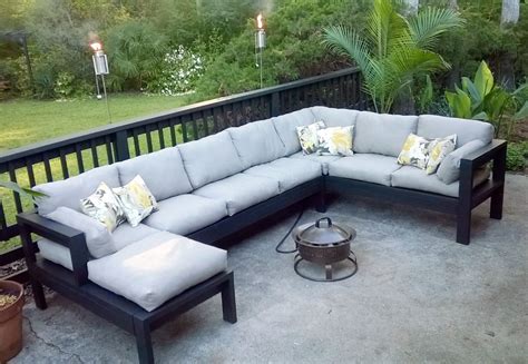 Armless X Outdoor Sofa Sectional Piece Outdoor Furniture Plans