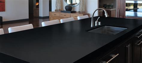 Silestone Iconic Black Designer Kitchen Countertops From Cosentino