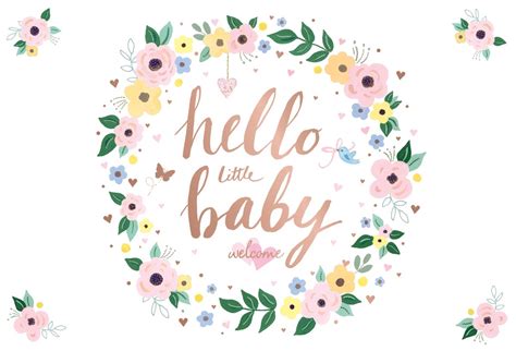 The smart business card which lives on the back of your phone. Baby Girl Card Hello little baby welcome