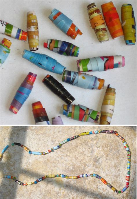 Rolled Paper Beads Munchkins And Mayhem