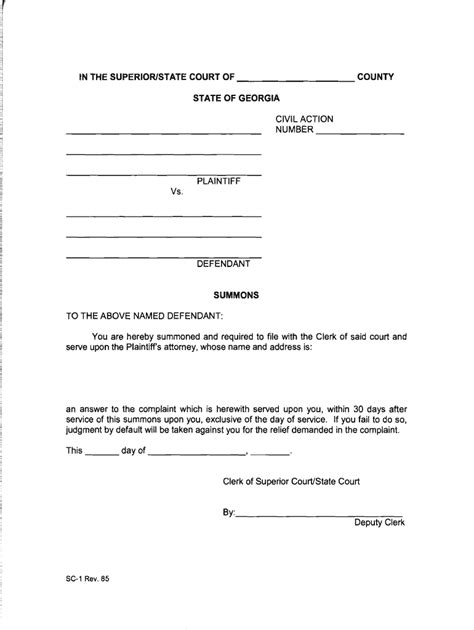 Ga Sc 1 1985 2021 Complete Legal Document Online Us Legal Forms