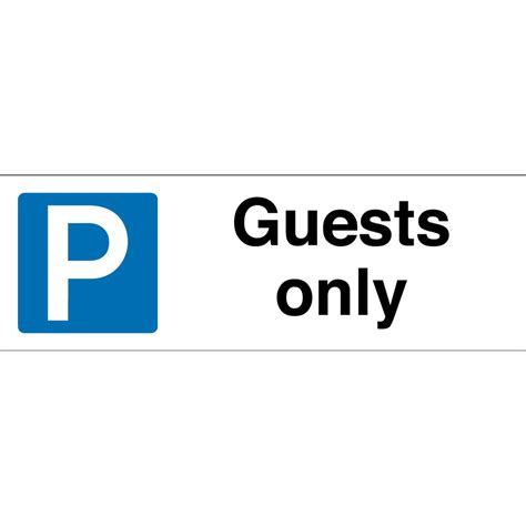 Guests Only Parking Signs From Key Signs Uk