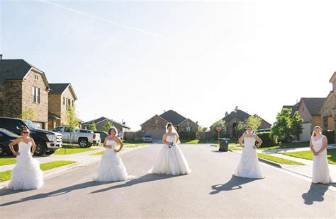 Texas Women Stage Wedding Dress Wednesday Photo Shoot To Lift Spirits In Their Neighborhood
